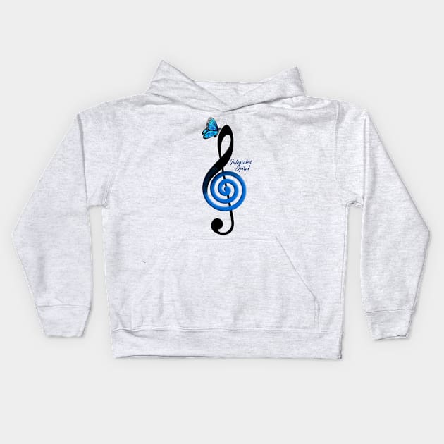 integrated spiral Kids Hoodie by TakeItUponYourself